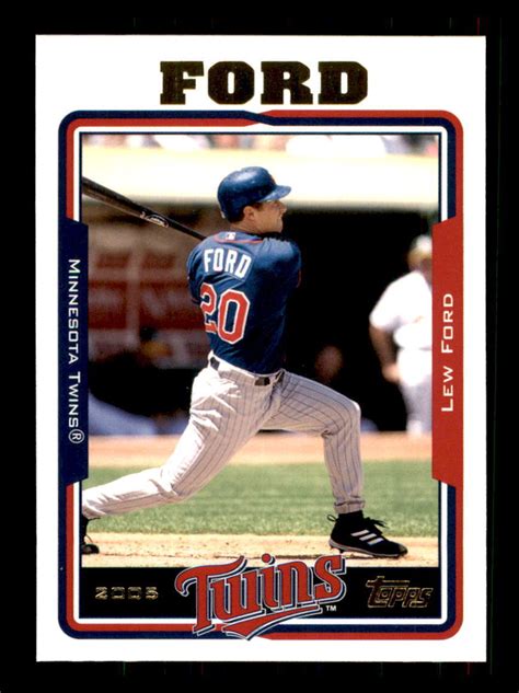 Baseball Topps Lew Ford Minnesota Twins Ebay