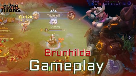 Brunhilda Gameplay Clash Of Titans CoT YouTube