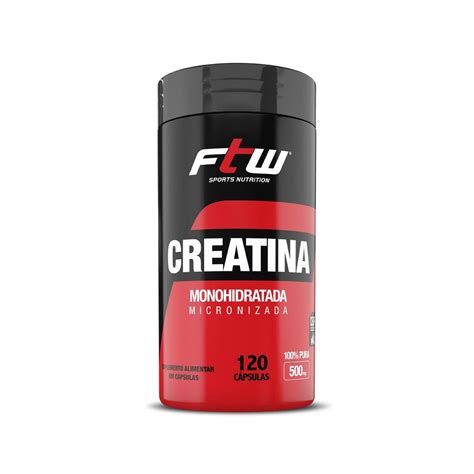 Creatina Monohidratada Micronizada 120 Cápsulas FTW OtimaNutri