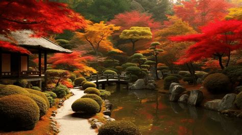 京都の日本庭園の秋の景色 伊勢園の秋の風景 Hd写真撮影写真 秋のパワーポイント背景壁紙画像素材無料ダウンロード Pngtree