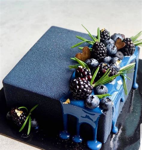 Amourducake On Instagram “yes Or No All Black Cake With Berries