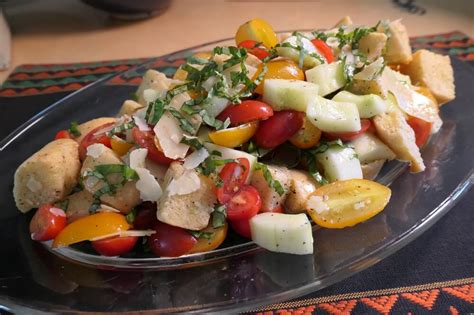 Local Dish Recipe With Lisa Prince Tomato And Cucumber Panzanella