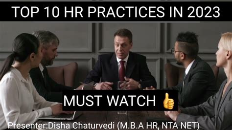 Top 10 Hr Best Practiceshr Practices In 2023best Hr Policymodern Hr Policieshr Trend In 2023