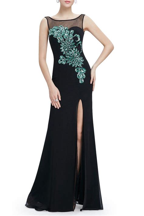 Off Backless Slit Sheer Maxi Cocktail Prom Evening Dress Rosegal