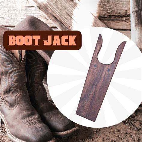 Wood Boot Puller Walnut Boot Jack Rodeo Barrel Racer Boot Grabber ...