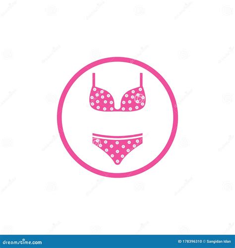 Bikini Vector Icon Illustration Stock Vector Illustration Of Vector