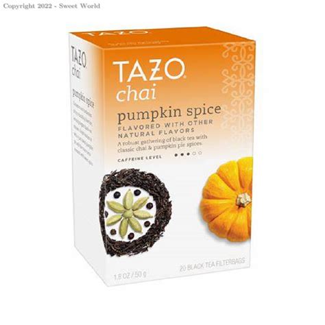 794522001903 Tazo Chai Pumpkin Spice Tea 20ct