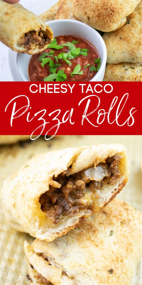 Cheesy Taco Pizza Rolls Recipe Making Menu Planning Easy