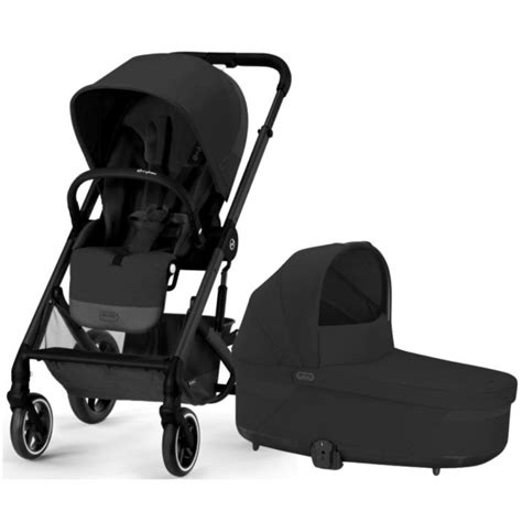 Cybex dječja kolica Balios S Lux 2u1 Moon Black konstrukcija Black