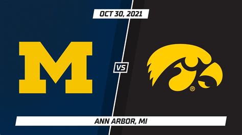 Iowa At Michigan Big Ten Volleyball Highlights Oct 30 2021