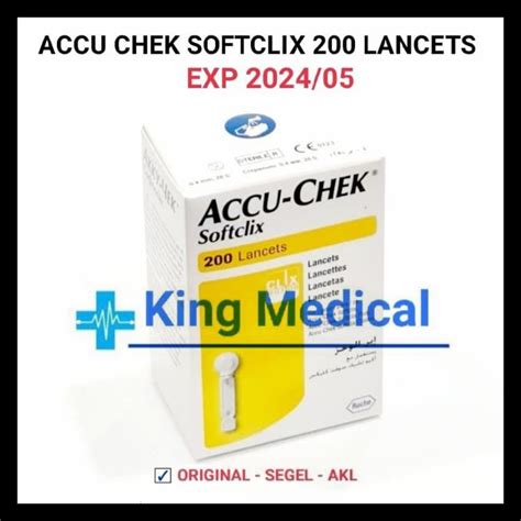 Jual Blood Lancet Accu Check Softclix Isi Performa Dan Active