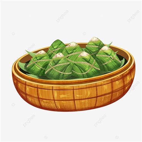 Zongzi White Transparent Zongzi Big Dumplings Zongzi Material