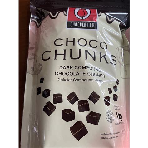 Jual Tulip Choco Chunks Kg Ziploc Bag Dcc Dark Cooking Chocolate