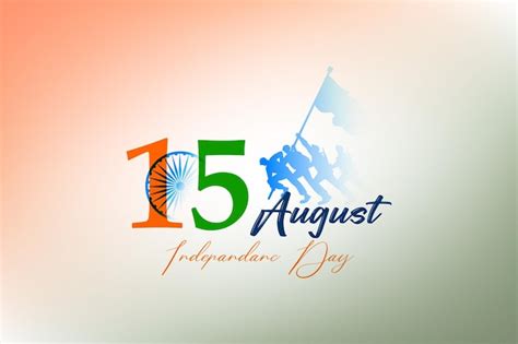 Premium Vector Vector Ad For The Indian Independence Day With A Flag