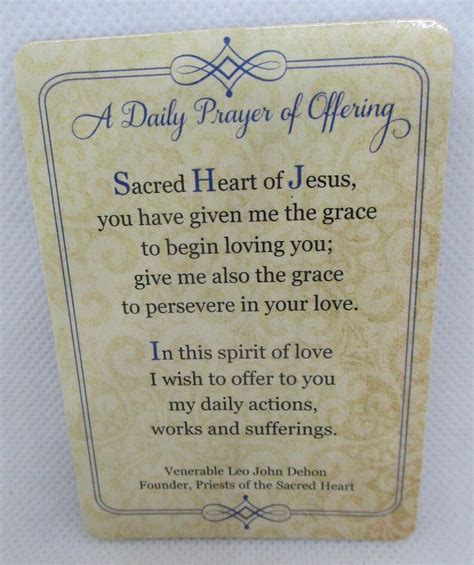 A Daily Prayer Of Offering Magnet Hand Stitched Cross Magnet Etsy