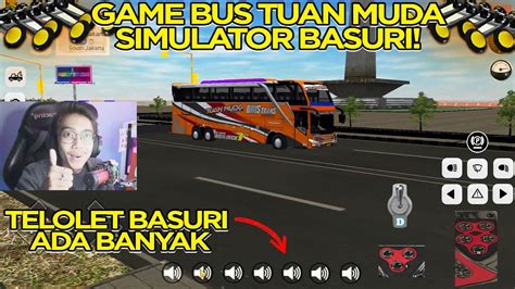 GAME BUS TUAN MUDA SIMULATOR BASURI PAKE BUS DOUBLE DECKER YouTube