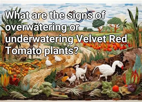 What Are The Signs Of Overwatering Or Underwatering Velvet Red Tomato Plants Agriculture Gov