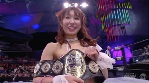 One year anniversary of Riho becoming the first-ever AEW Women's Champion - Diva Dirt