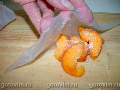 Рисовые блинчики с ягодами и фруктами (спринг роллы). Рецепт с фото