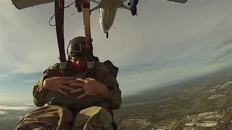 Static Line Jump Exit Slow Motion Youtube