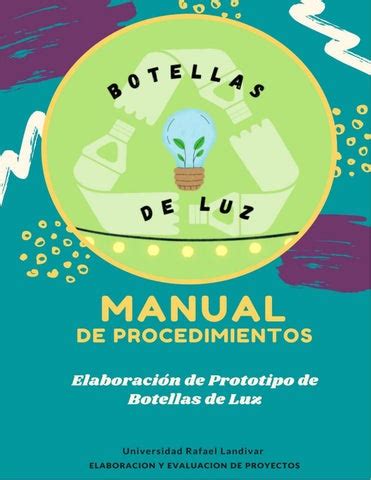 Manual De Procedimientos Proyecto Botellas De Luz By Karla Abigail