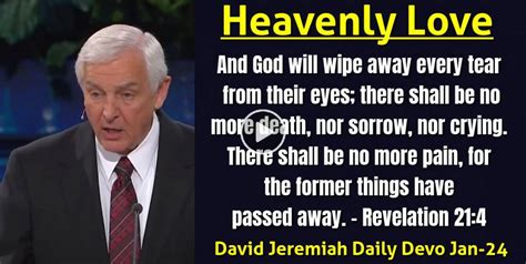 David Jeremiah January Daily Devotional Heavenly Love