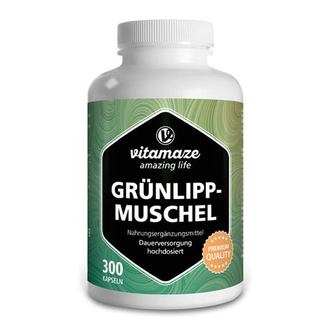 Vitamaze Green Lipped Mussel Powder 500 Mg Sensilab