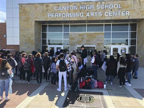 Canyon High School Students Stage Walkout Over Gun Violence