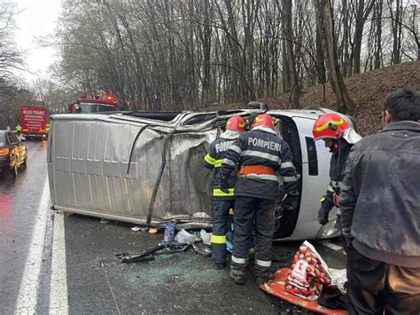 Foto Video Accident Rutier Grav N Sibiu Persoane Au Ajuns La