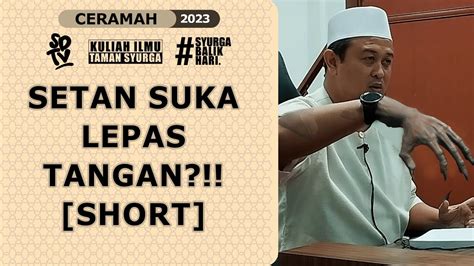 Syamsul Debat Setan Suka Lepas Tangan Short Youtube