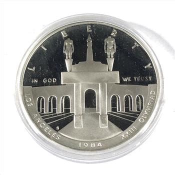 S Los Angeles Xxiii Olympiad Coliseum Commemorative Proof Silver