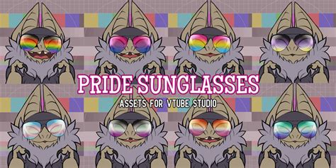 Pride Sunglasses For Vtube Studio Extinct Inkss Ko Fi Shop Ko Fi ️