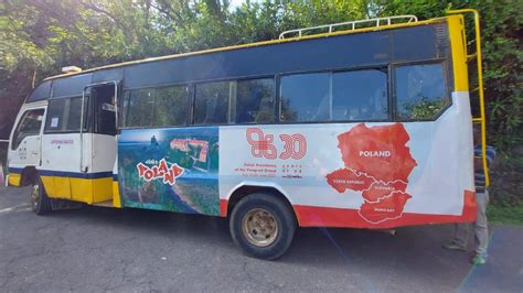 Kenyan Matatu Promoting The Polish Presidency Of The Visegr D Group