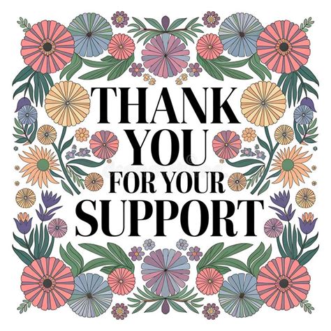 Thank You Your Support Stock Illustrations 243 Thank You Your Support