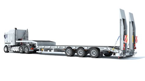 Kenworth Truck with Platform Trailer – 3D Horse