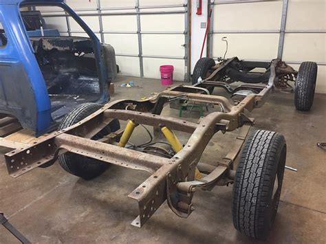 1981 Dodge D150 Truck Frame Restoration