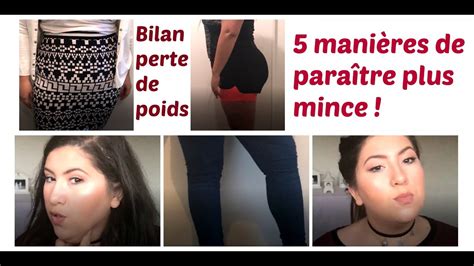 5 ASTUCES POUR PARAITRE PLUS MINCE BILAN PERTE DE POIDS CHALLENGE 4