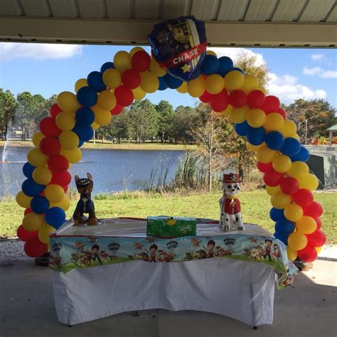 Paw patrol balloon arch | Paw patrol birthday party, Paw patrol party ...