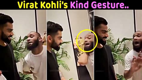 Virat Kohli Kind Gesture For Pakistani Fan Before India Vs Pakistan