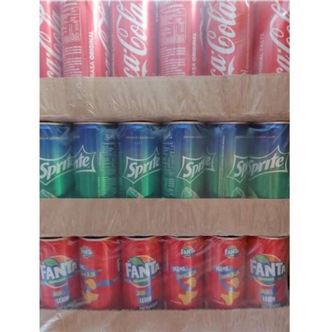 Jual Krat Sprite Fanta Coca Cola Kaleng Slim Ml Minuman