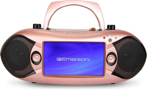 Emerson Boombox Bluetooth de 7 y TV con radio AMFM y altavoces estéreo