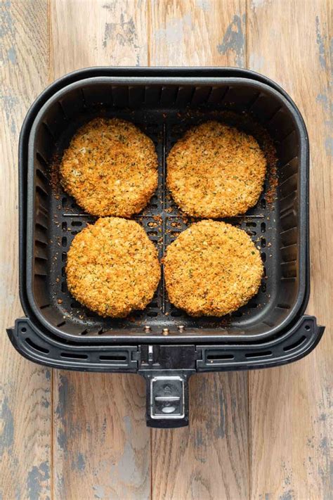 Air Fryer Chicken Patties Crumb Top Baking