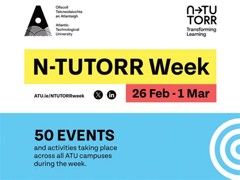 N-TUTORR Week | ATU - Atlantic Technological University