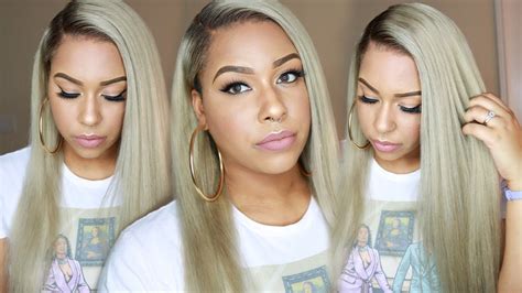 Ash Blonde In Minutes Using Box Dye Ft WowEbony YouTube