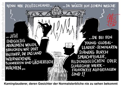 Karikatur Cartoon Satire Politik Wirtschaft Zeichnung Illustration