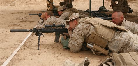 Marines Train With Designated Marksman Rifle 2nd Marine Division