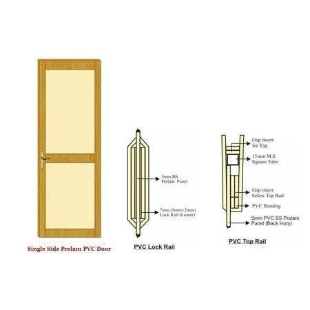 Single Side Prelam Panel PVC Door At Best Price In Rajkot By R K