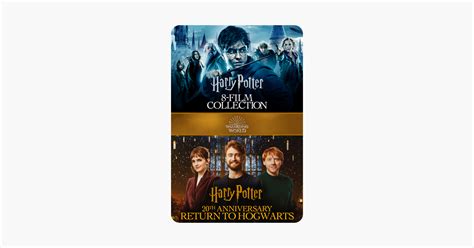 Harry Potter Film Collection Harry Potter Th Anniversary Return