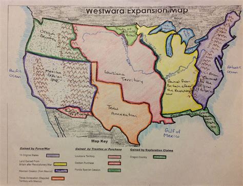 Expansion Of The Us Map United States Map