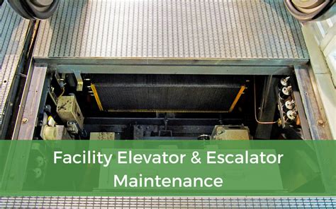 Facility Elevator & Escalator Maintenance: 3 Things to Keep in Mind